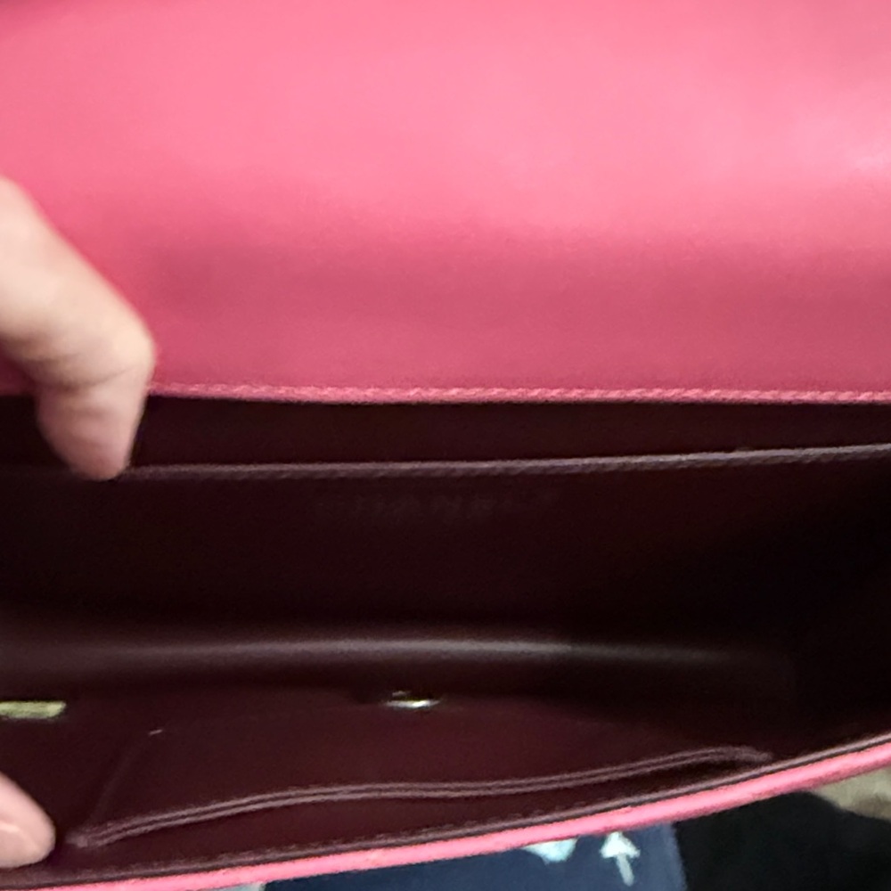 CHANEL Pink Quilted Crossbody Bag - Picture 6 of 10